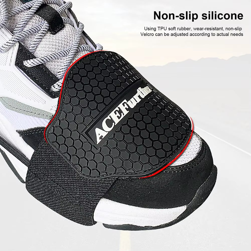 Motorcycle Shift Pad Durable Non-Slip Motorcycle Shoe Cover Adjustable Rubber Boot Protection Gear Cover for Moto Accessaries